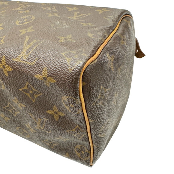 LOUIS VUITTON Speedy 25 M41528 SP0999 Monogram Boston Bag for Men and Women - Picture 9 of 15